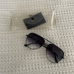 Quay High Key Aviator Sunglasses
